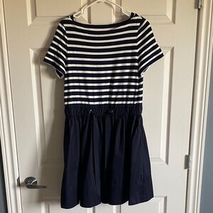 Kate Spade Navy and White Striped Casual Dress